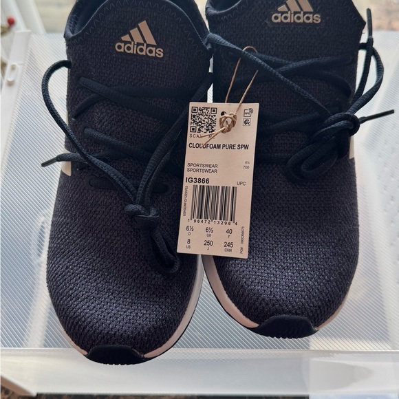 adidas Shoes - Adidas Cloudfoam Pure Athletic Shoes - Blue and white